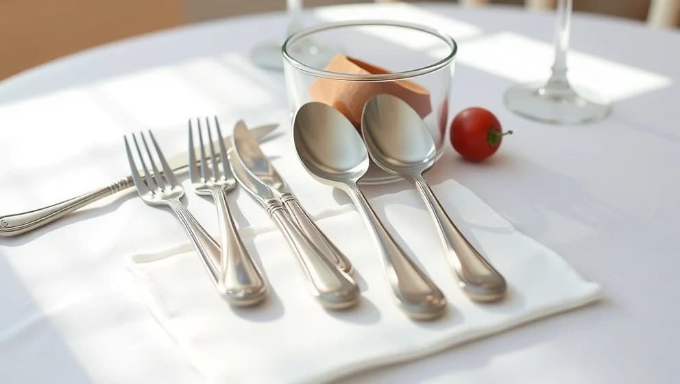 Boda Nova oval steel soft bestick säljes