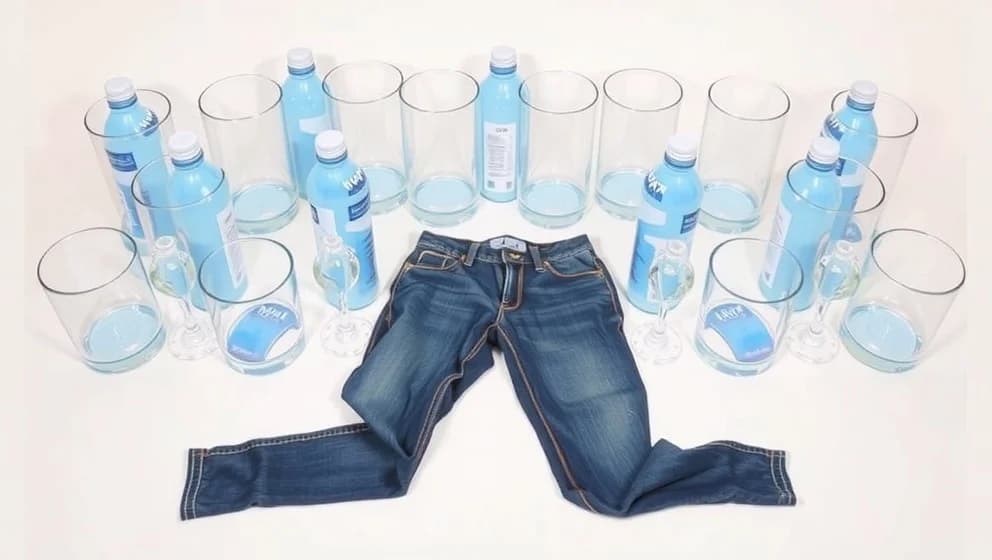 Hur mycket vatten behövs för ett par jeans